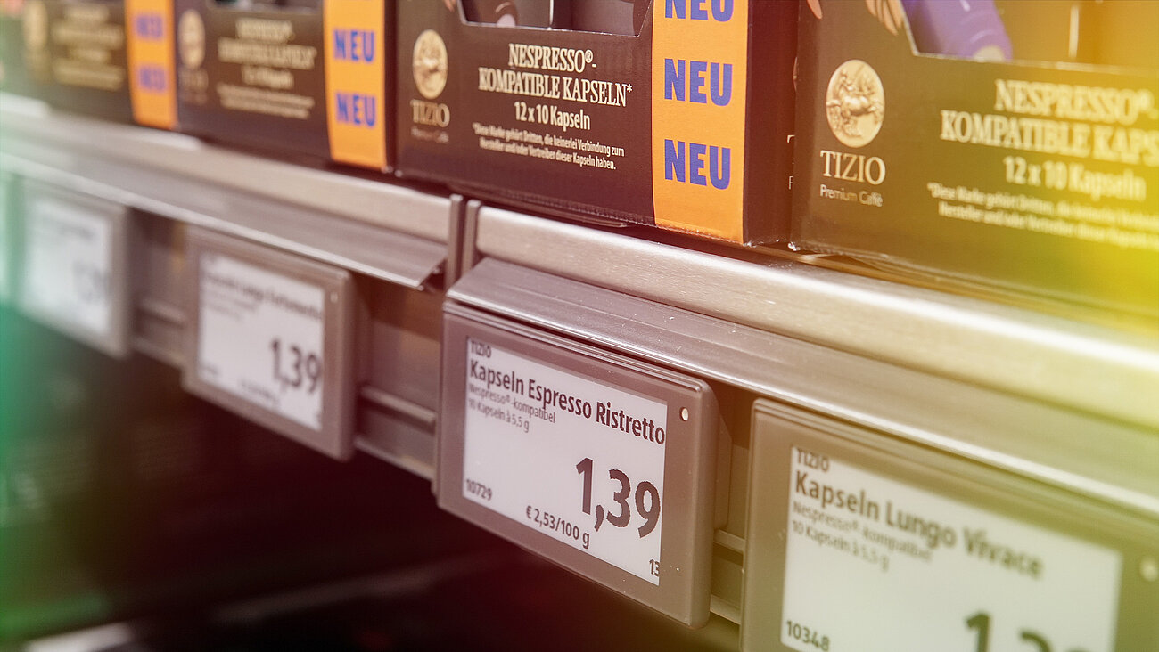 ALDI DX Projektbericht Electronic Shelf Labels